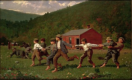 Snap the Whip, 1872 Butler Institute of American Art