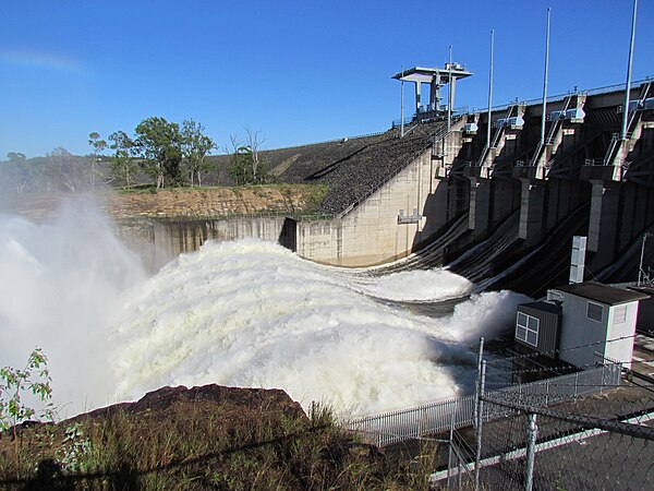 The dam is used to mitigate floods and provide drinking water