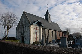 Die Kirche in Wulverdinghe