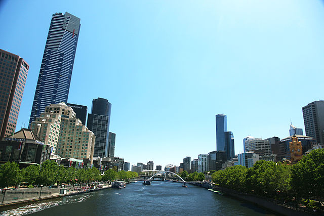 D'Skyline vu Melbourne