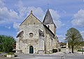 Église d'Yviers, Charente, France.