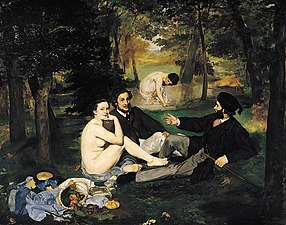 Le Déjeuner sur l'herbe (1862-1863), Paris, musée d'Orsay.