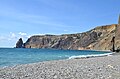 Le cap Fiolent vu de la plage de Jaspe.