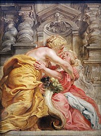 The Peace embracing the Abundance, Peter Paul Rubens, ca. 1632-1633