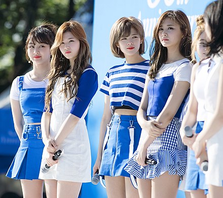 Twice at an event for Pocari Sweat in May 2017