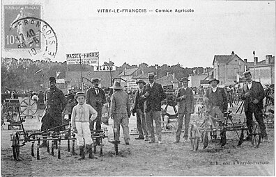 El comicio de Vitry-le-François en 1910.