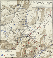 1916 - Österreich - Batalia de la Brasov 1916.png