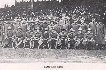 1917 equipo de fútbol Camp Lee