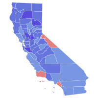 1958 California gubernatorial election results map by county.svg