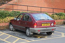 1990 Vauxhall Astra 1.6 L 5-door hatchback