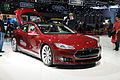 Model S på Geneva Motor Show i marts 2012.
