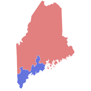 2022 Maine Gov el by CD.svg