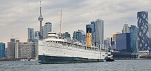 Keewatin at the Toronto waterfront, on 25 October 2023 2023 SS Keewatin in Toronto.jpg