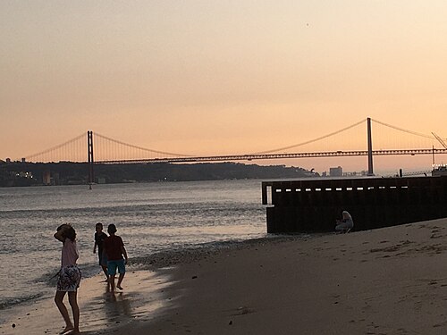 25 de Abril Bridge in Lisbon