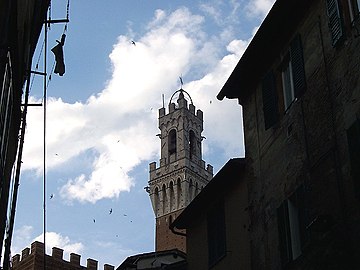 vista da Via Duprè, Strada di Siena