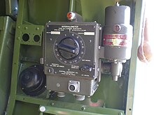 An intervalometer for a reconnaissance camera on a Douglas A-26 Invader aircraft A-26 Invader City of Santa Rosa intervalometer.JPG
