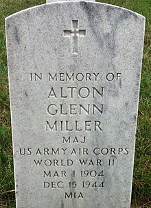 Miller's memorial headstone at Arlington National Cemetery ANC-Site-MillerMarker.jpg