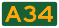 AUS Alphanumeric Route A34.svg