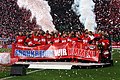 * Nomination The Austrian footballteam after the successful qualification for the European Championship. --Steindy 13:23, 20 May 2022 (UTC) * Promotion  Support Good quality. --Velvet 05:58, 21 May 2022 (UTC)