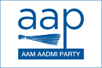 Aam Aadmi Party Flag.svg