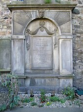 Smith's burial place in Canongate Kirkyard Adam Smith Grave.JPG