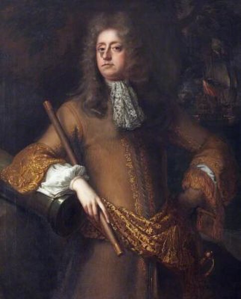 Image: Admiral Arthur Herbert, 1st Earl of Torrington by John Closterman