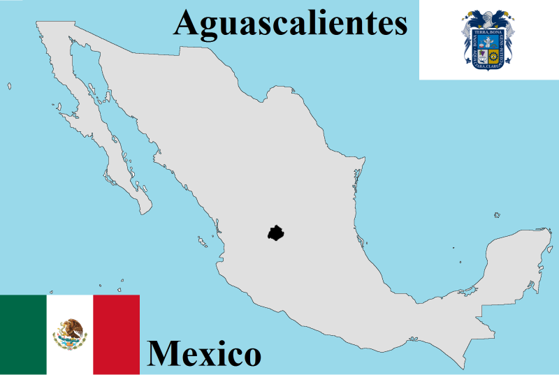 File:Aguascalientes In Mexico.svg