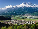 Les dents du Midi depuis Corbeyrier.