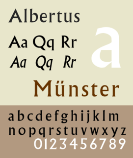 Albertus (typeface)