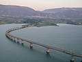 West Macedonia. The bridge over the Polyfytos artificial lake of the river Aliakmonas in Kozani Prefecture.