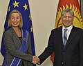 Almazbek Atambayev & Federica Mogherini (09-11-2017).jpg