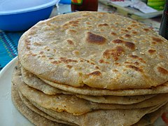 Aloo paratha from northern India