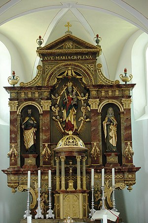 Sarching Mariä Himmelfahrt: Kirchengebäude in Barbing, Landkreis Regensburg, Oberpfalz, Bayern