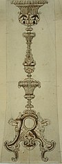 Ébauche d'un chandelier