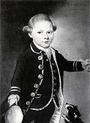 Staring op 6-jarige leeftijd, door Pierre Frédéric de la Croix (1773)