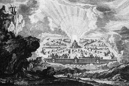 A new heaven and new earth[Rev 21:1], Mortier's Bible, Phillip Medhurst Collection
