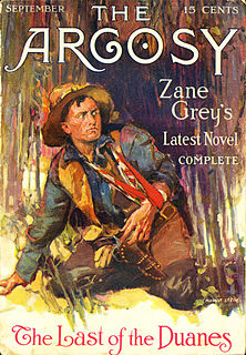 <i>Last of the Duanes</i> (novel) novel by Zane Grey