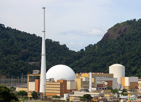 Angra Nuclear Power Plant in Brazil