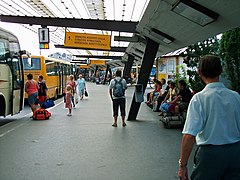 Busz állomás Miskolc Búza Tér épület