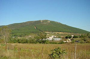 Aydos hill, on which the current ruin is located