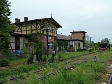 Historischer Bahnhof von Brüssow