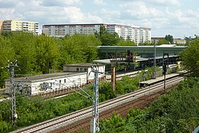 Szemléltető kép a Berlin-Hohenschönhausen állomás szakaszáról