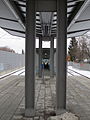 English: Entrance to Munich S-Bahn Station Untermenzing from Bauseweinallee. Deutsch: Aufgang zur S-Bahn Station Untermenzing von der Bauseweinallee.