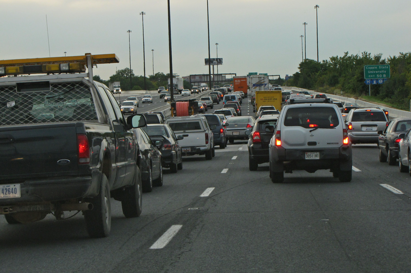 File:Baltimore-area traffic on Interstate 95 southbound -03- (50583012733).png