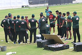 Bangladesh team on practice session at Sher-e-Bangla National Cricket Stadium (10).jpg