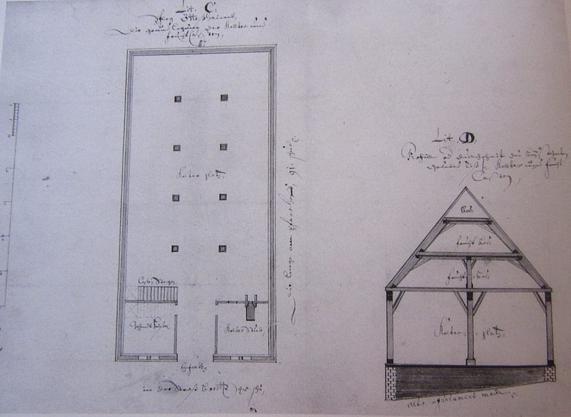 File:Bauplan der ehemaligen Kelter in Oetisheim, vor dem Brand 1692.jpg