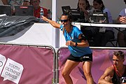 Deutsch: Beachhandball bei den Olympischen Jugendspielen 2018; Tag 3, 9. Oktober 2018; Jungs, Vorrunde, Gruppe A - Ungarn-Thailand 2:1 English: Beach handball at the 2018 Summer Youth Olympics at 9 October 2018 – Girls Preliminary Round Group A‎ – Hungary-Thailand 2:1