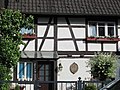 Half-timbered semi-detached house