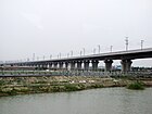 Ligne à grande vitesse Beijing-Tianjin, Grand viaduc de Tianjin, environs de Tianjin
