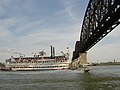 Thumbnail for File:Big 4 Bridge Belle of Louisville.jpg